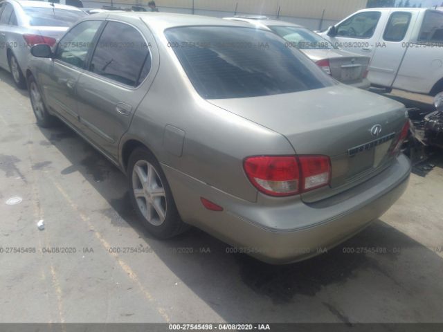 JNKDA31A02T005190 - 2002 INFINITI I35  Green photo 3