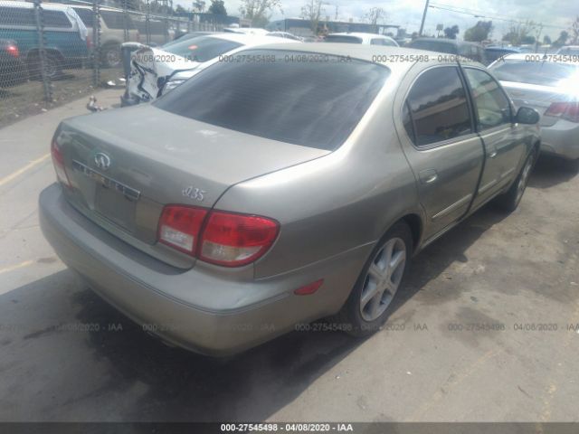 JNKDA31A02T005190 - 2002 INFINITI I35  Green photo 4