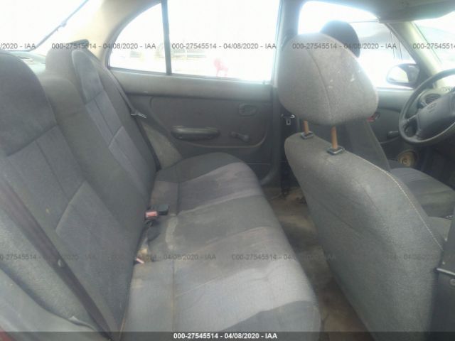 KMHVF24N6WU445118 - 1998 HYUNDAI ACCENT GL Red photo 8