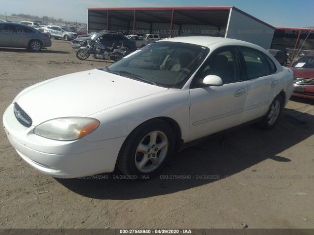 1FAFP55U31G218303 - 2001 FORD TAURUS SES White photo 2