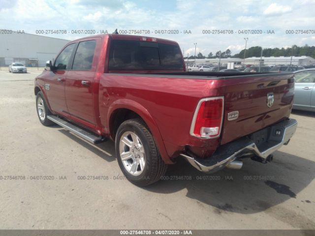 1C6RR6PM0FS750737 - 2015 RAM 1500 LONGHORN Red photo 3