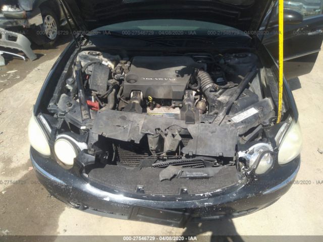 2G4WE587061287388 - 2006 BUICK LACROSSE CXS Black photo 10