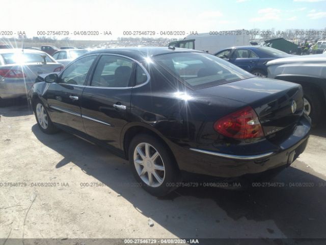 2G4WE587061287388 - 2006 BUICK LACROSSE CXS Black photo 3