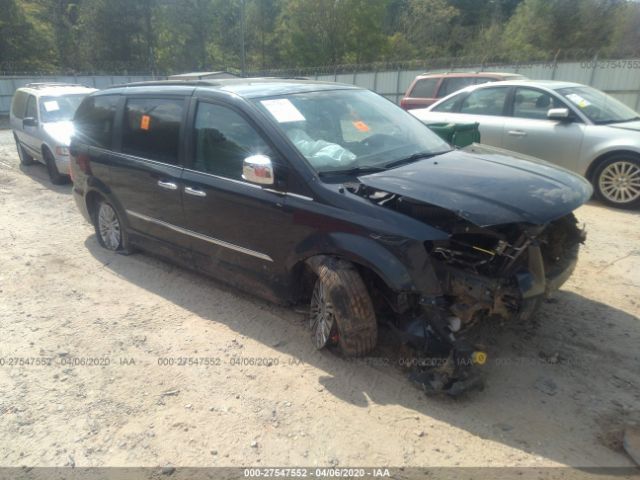 2C4RC1CG9DR712242 - 2013 CHRYSLER TOWN & COUNTRY TOURING L Dark Blue photo 1