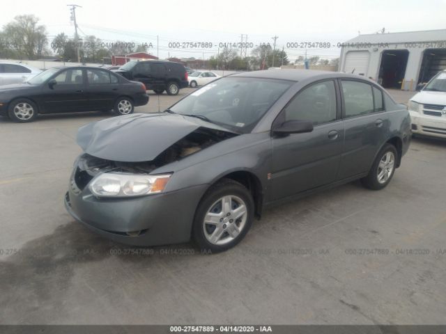 1G8AZ55FX7Z120568 - 2007 SATURN ION LEVEL 2 Gray photo 2