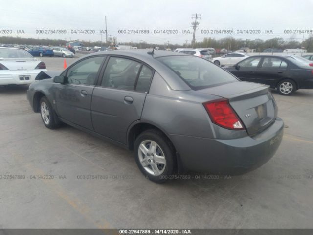 1G8AZ55FX7Z120568 - 2007 SATURN ION LEVEL 2 Gray photo 3