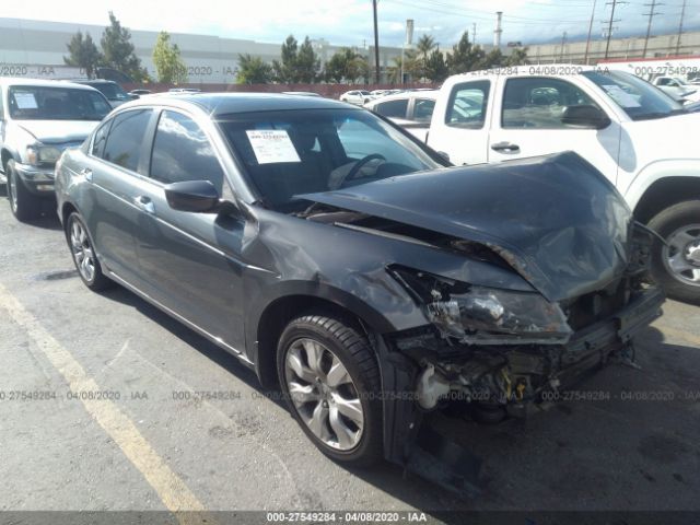 1HGCP36838A001111 - 2008 HONDA ACCORD EXL Gray photo 1