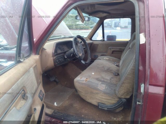 1FTDF15N9MLA64746 - 1991 FORD F150  Red photo 8