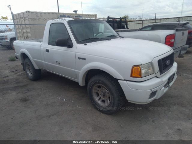 1FTYR10UX4PB54696 - 2004 FORD RANGER  White photo 1