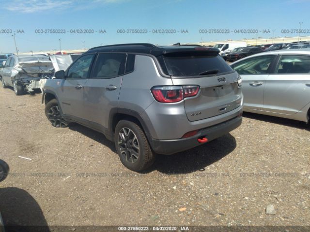 3C4NJDDB3LT166915 - 2020 JEEP COMPASS TRAILHAWK Gray photo 3