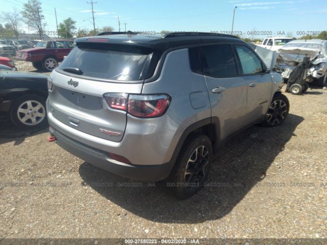 3C4NJDDB3LT166915 - 2020 JEEP COMPASS TRAILHAWK Gray photo 4