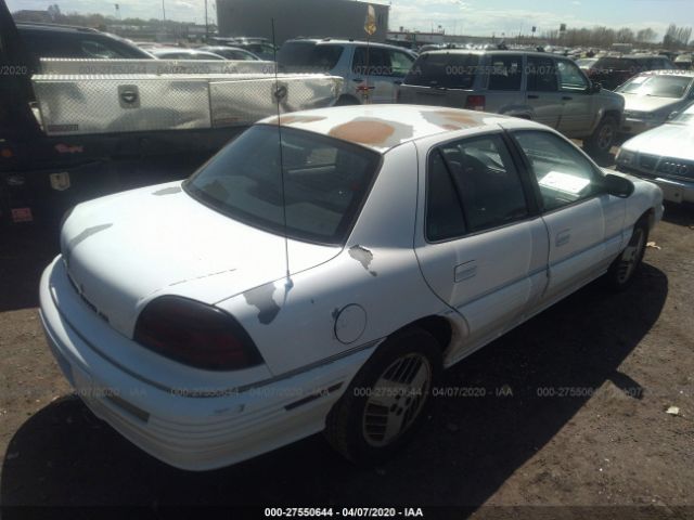 1G2NE55M7SM528554 - 1995 PONTIAC GRAND AM SE White photo 4