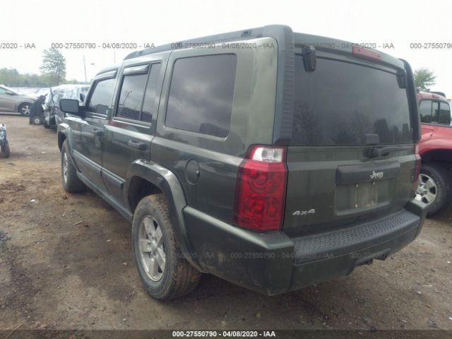 1J8HG48K76C318628 - 2006 JEEP COMMANDER  Green photo 3