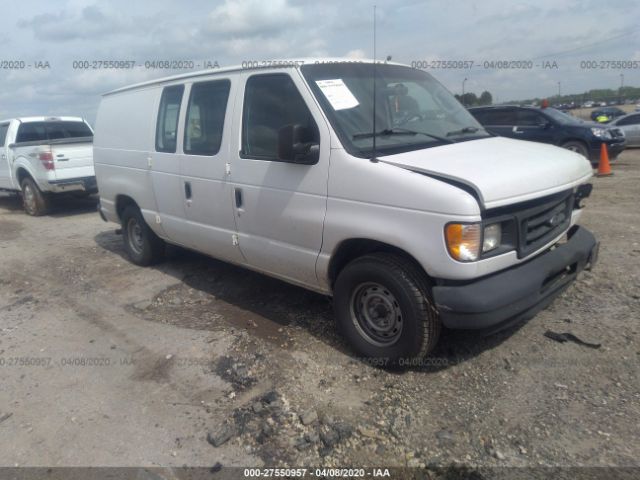 1FTRE14273HA33285 - 2003 FORD ECONOLINE E150 VAN White photo 1