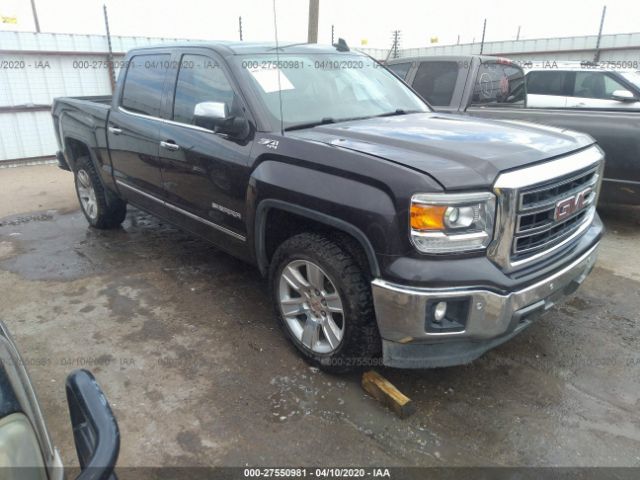 3GTU2VEJ3FG472966 - 2015 GMC SIERRA K1500 SLT Gray photo 1