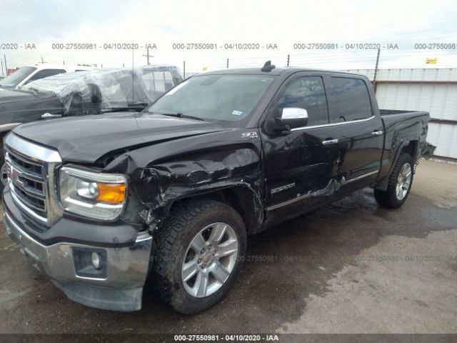 3GTU2VEJ3FG472966 - 2015 GMC SIERRA K1500 SLT Gray photo 6