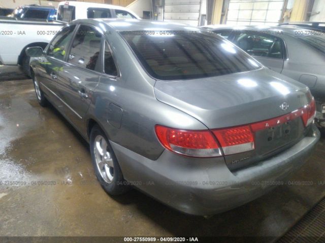 KMHFC46F97A185119 - 2007 HYUNDAI AZERA SE/LIMITED Green photo 3