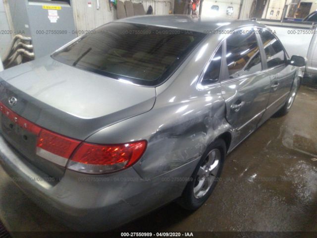 KMHFC46F97A185119 - 2007 HYUNDAI AZERA SE/LIMITED Green photo 4