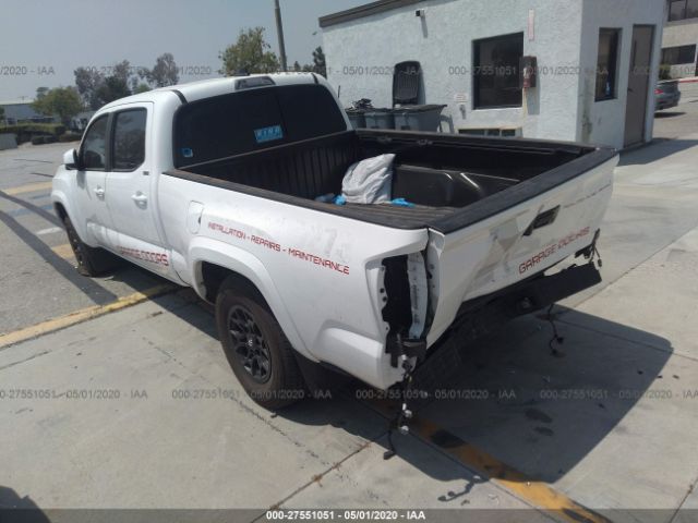 3TMBZ5DN7KM021073 - 2019 TOYOTA TACOMA DOUBLE CAB/SR5/TRD SPORT White photo 3