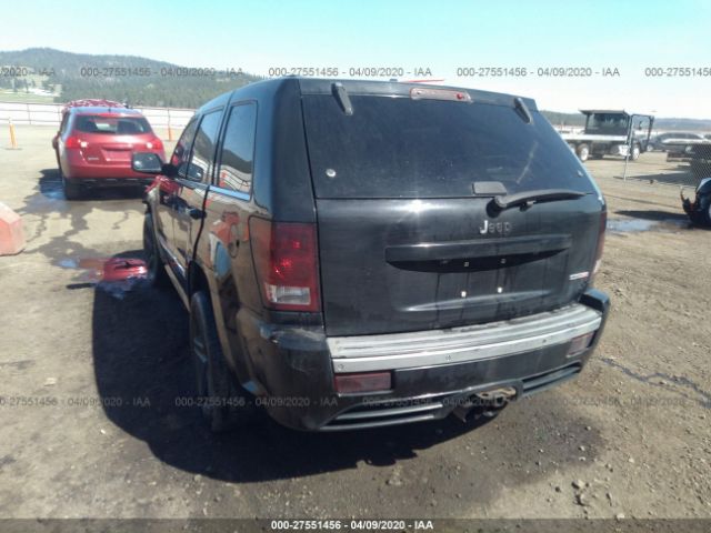 1J8HR78357C620182 - 2007 JEEP GRAND CHEROKEE SRT-8 Black photo 3