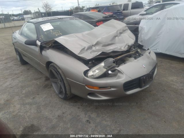 2G1FP22K522105398 - 2002 CHEVROLET CAMARO  Beige photo 1