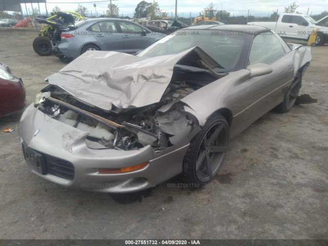 2G1FP22K522105398 - 2002 CHEVROLET CAMARO  Beige photo 6