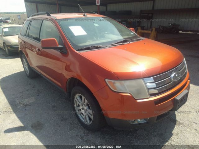 2FMDK38C17BA70400 - 2007 FORD EDGE SEL Orange photo 1