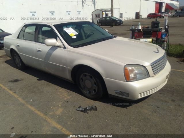 1G6KD54Y3YU338767 - 2000 CADILLAC DEVILLE  White photo 1