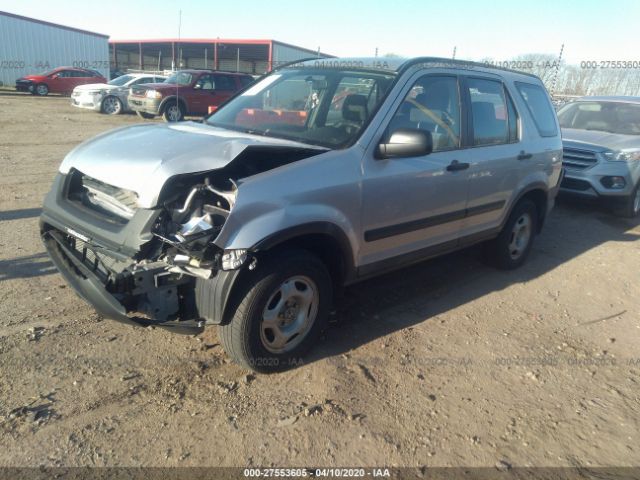 JHLRD78422C057798 - 2002 HONDA CR-V LX Silver photo 2