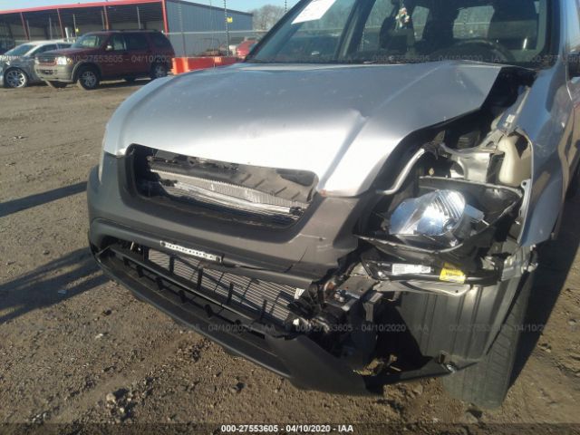 JHLRD78422C057798 - 2002 HONDA CR-V LX Silver photo 6