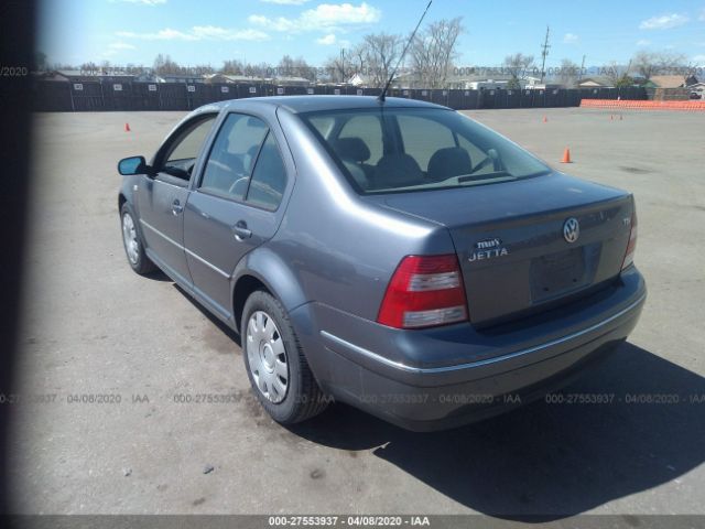 3VWRR69M14M143819 - 2004 VOLKSWAGEN JETTA GL TDI Gray photo 3