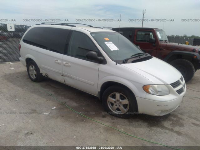 2D8GP44L06R904369 - 2006 DODGE GRAND CARAVAN SXT White photo 1