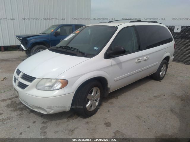 2D8GP44L06R904369 - 2006 DODGE GRAND CARAVAN SXT White photo 2