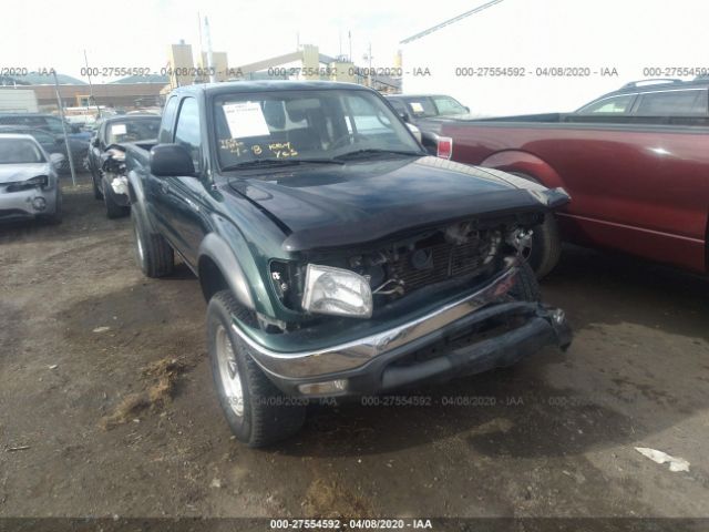 5TESN92N93Z233015 - 2003 TOYOTA TACOMA XTRACAB PRERUNNER Green photo 1