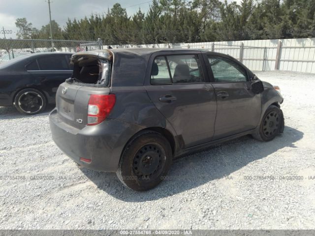 JTKKU10478J023523 - 2008 TOYOTA SCION XD  Gray photo 4