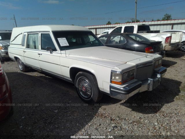 1G6DW51YXKR718612 - 1989 CADILLAC BROUGHAM  White photo 1