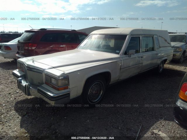 1G6DW51YXKR718612 - 1989 CADILLAC BROUGHAM  White photo 2