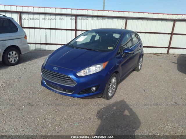 3FADP4FJ7EM103706 - 2014 FORD FIESTA TITANIUM Blue photo 2