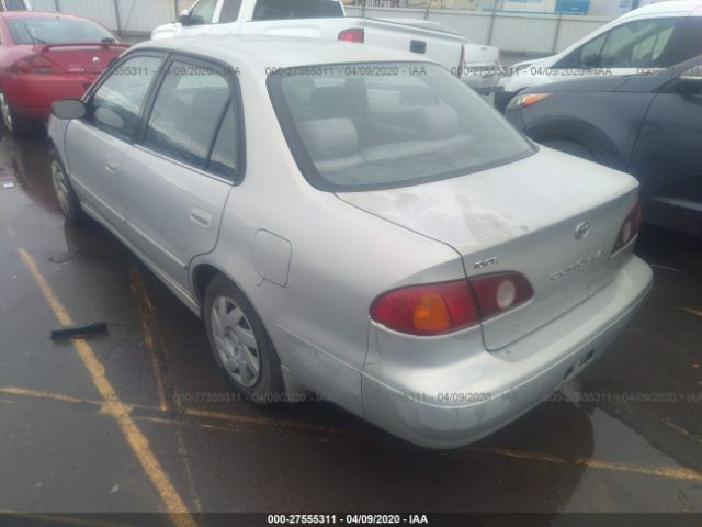 1NXBR12EX1Z475822 - 2001 TOYOTA COROLLA CE/LE/S Gray photo 3