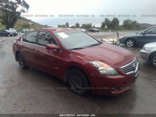 1N4CL21E87C199842 - 2007 NISSAN ALTIMA HYBRID Red photo 1
