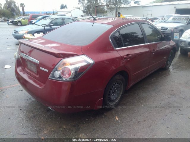 1N4CL21E87C199842 - 2007 NISSAN ALTIMA HYBRID Red photo 4