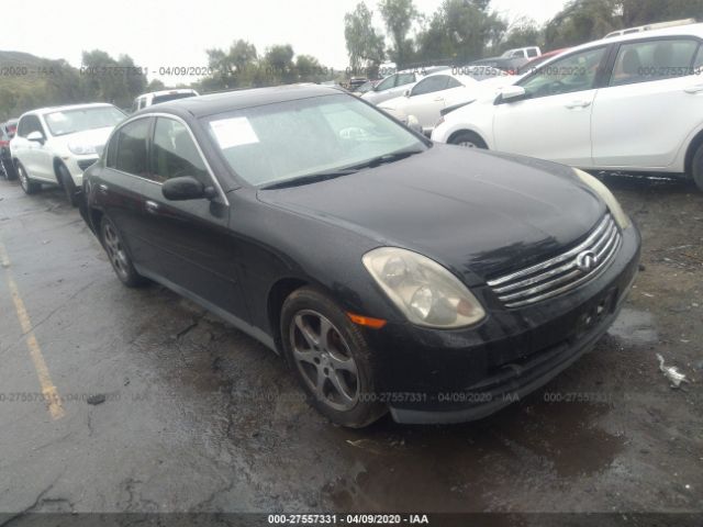 JNKCV51E33M017991 - 2003 INFINITI G35  Black photo 1