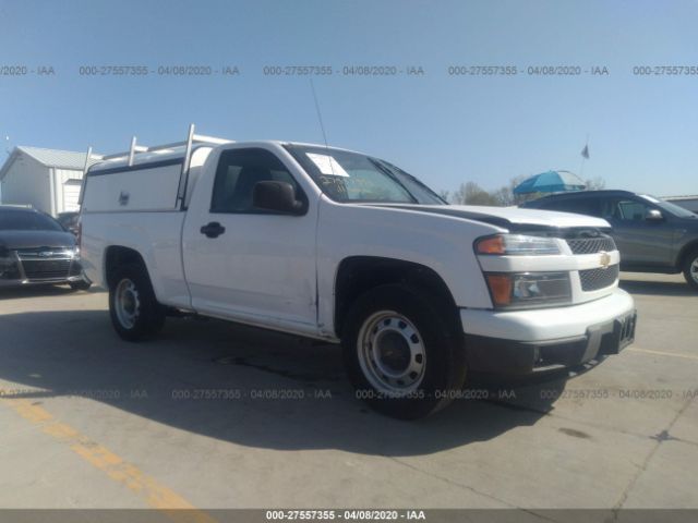 1GCCSBF99C8102296 - 2012 CHEVROLET COLORADO  White photo 1