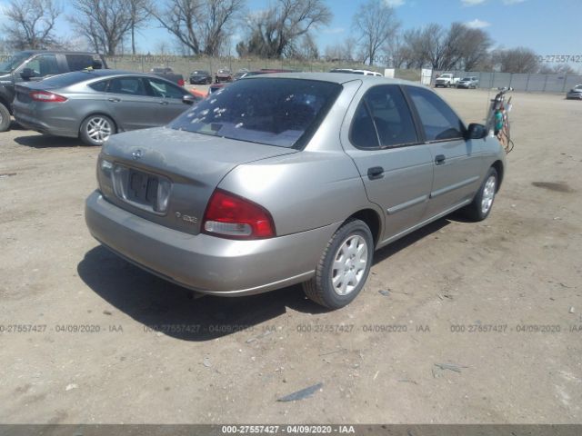 3N1CB51D22L628348 - 2002 NISSAN SENTRA XE/GXE Silver photo 4