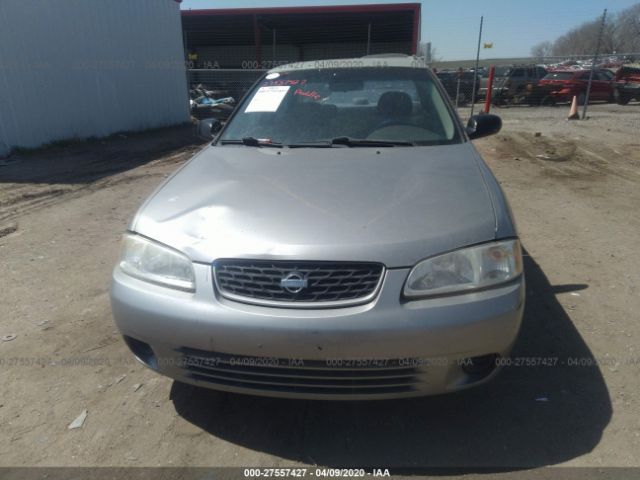 3N1CB51D22L628348 - 2002 NISSAN SENTRA XE/GXE Silver photo 6