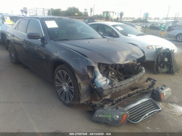 2C3CCABG2DH658333 - 2013 CHRYSLER 300 S Gray photo 1