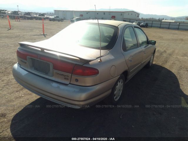 1MELM65L8TK606578 - 1996 MERCURY MYSTIQUE GS/SPREE Gray photo 4