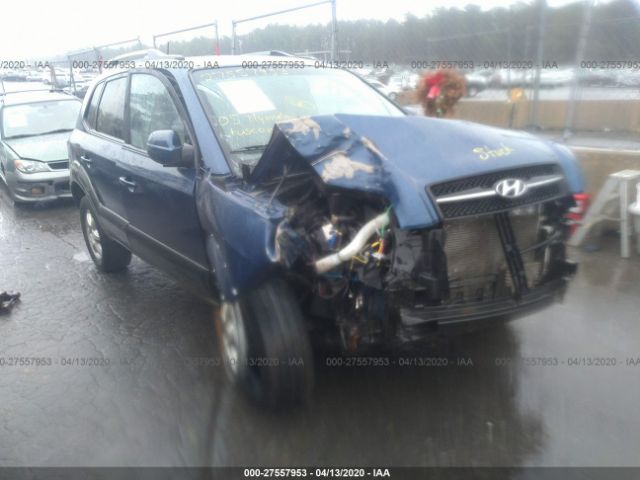 KM8JN72D05U089031 - 2005 HYUNDAI TUCSON GLS/LX Blue photo 1