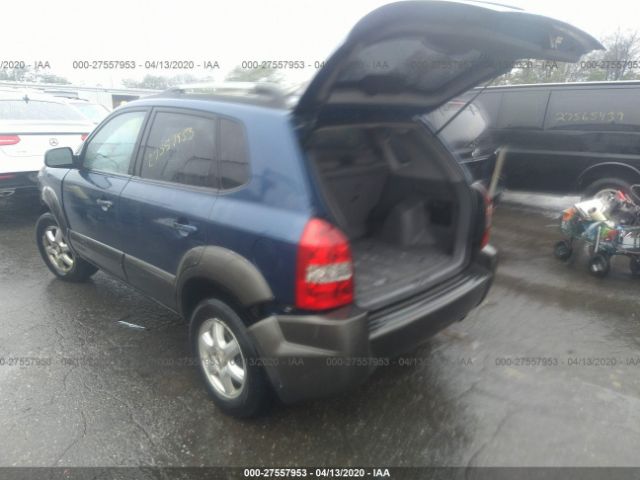 KM8JN72D05U089031 - 2005 HYUNDAI TUCSON GLS/LX Blue photo 3