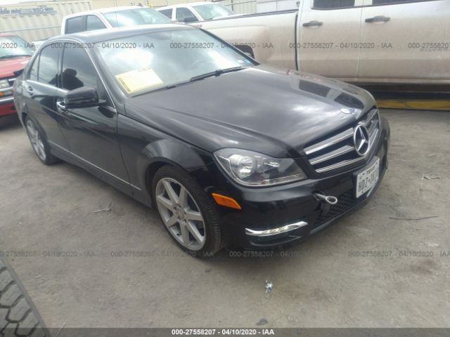 WDDGF4HB4EA962464 - 2014 MERCEDES-BENZ C 250 Black photo 1